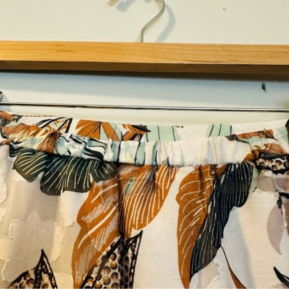 Super Natural by Secret Mission Jacquard Georgette Sandra Maxi Skirt M NWT - Picture 9 of 10